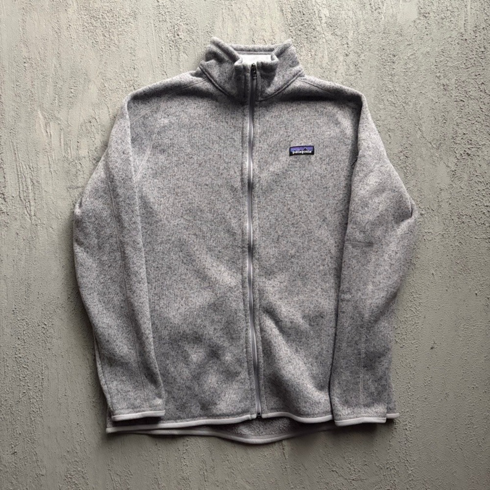 Patagonia Better Sweater Women's XL Grey Full Zip Fleece Jacket